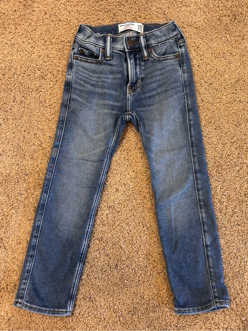 Abercrombie Kids Blue Jeans, size 5-6